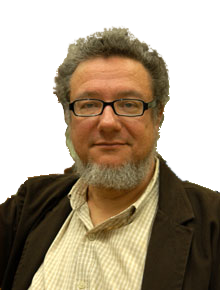 Professor Jacques Weiner do Instituto de Computação da Unicamp. Homem de barba e cabelo grisalhos, usando óculos e um blazer preto